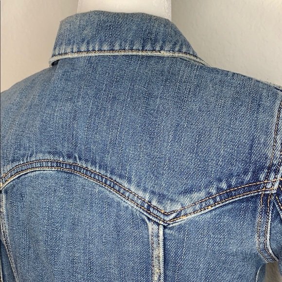 Gap Distressed Jean Jacket - Picture 7 of 8